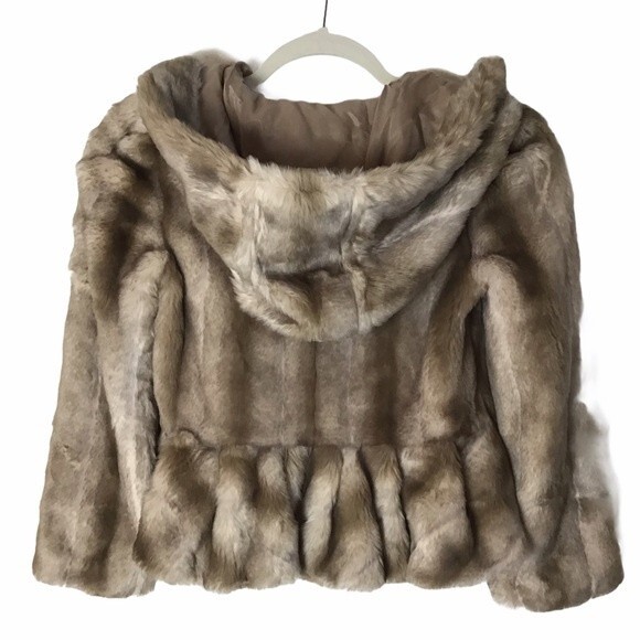 Juicy Couture Jacket Coat Rabbit Fur Size Girls 10 - Picture 2 of 8